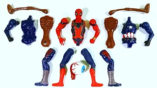 Assemble Toys ~ Spider-Man, Captain America Vs Sirenhead ~ Avengers Superhero Toys