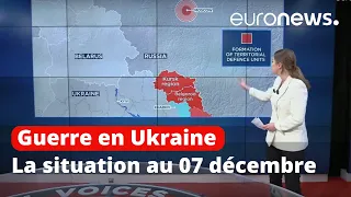 Guerre en Ukraine : la situation au 7 décembre 2022, cartes à l'appui