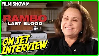 RAMBO: LAST BLOOD | Adriana Barraza "Maria Beltran" On-set Interview