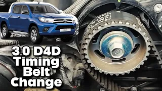 How to change the timing belt on a Toyota Hilux 3.0 D4D