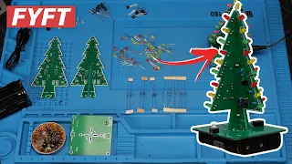 Vánoční stromeček pro kutily 🎄 návod na elektronickou stavebnici | FYFT.cz