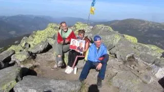 12.04.14.Ветерани вітчизняного туризму підкорили  Велику і Малу Сивулі на честь загиблих побратимів