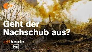 Ukraine-Krieg: So entscheidend ist die Lieferung von Munition und Ersatzteilen | ZDFheute live