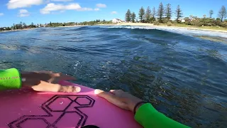 Super fun but SHALLOW reef break and HEAVY SHOREBREAK (bodyboarding Sunshine Coast)