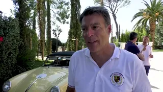 La Porsche 356 a villa Gentiloni