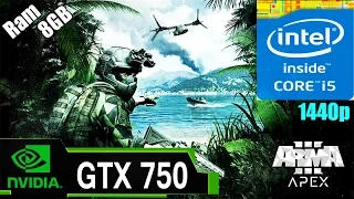 ARMA 3  Apex Update 1.60  - i5 4590 - 8GB RAM - GTX 750  1440p