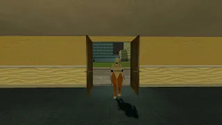 Garry's Mod: Haydee Kicking Down a Door in Gm_Bigcity_Improved