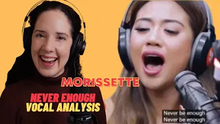 Never Enough | Morissette Amon - Vocal Coach Reaction & Vocal Analysis 🤯