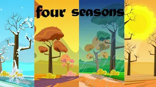 Seasons song for kids - Four seasons - Learn seasons