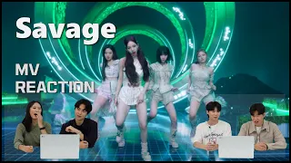 ENG)Korean Dance crew's MV REACTION [AESPA] 'SAVAGE'