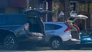 California Driver Leaves Car Door Open to Deter Thieves