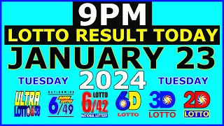 9pm Lotto Result Today January 23 2024 (Tuesday)