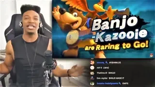 ETIKA REACTS TO " BANJO KAZOOIE IN SMASH ULTIMATE" ANNOUNCEMENT (E3 2019)