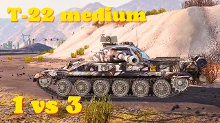 World of tanks T-22 medium - 7,6 K Damage 6 Kills, wot replays