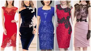 Luxurious And Ever Pretty Formal Lace Patchwork Cocktail Bodycon Dresses 2022-2023