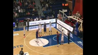 Janis Berzins VEF Riga vs CSKA Moscow in VTB League 01.03.2015.