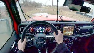 2022 Jeep Wrangler Rubicon 392 - POV Test Drive (Binaural Audio)