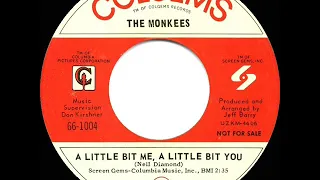 1967 HITS ARCHIVE: A Little Bit Me, A Little Bit You - Monkees (a #1 record-mono)