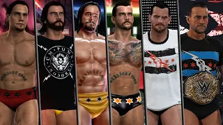 WWE 2K24 - CM Punk Entrance Evolution in WWE Games! ( SVR 2008 To WWE 2K24 )