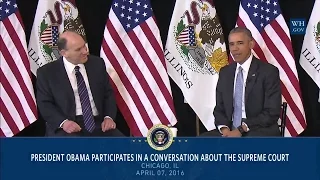 President Obama Participates in a Conversation about the Supreme Court