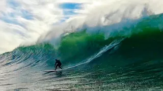 SURFING HUGE OUTER REEFS in CALIFORNIA!