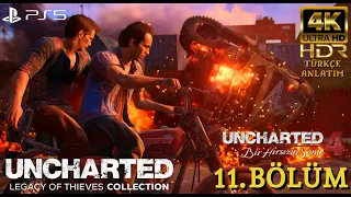 VUHUU, ADRENALİN YAŞATAN BÖLÜM! | UNCHARTED LEGACY OF THIEVES COLLECTION (PS5) 4K 60FPS HDR Bölüm 11