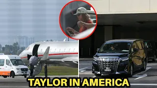 Taylor Swift & Travis Kelce Landed in America After Finishing Singapore Eras Tour