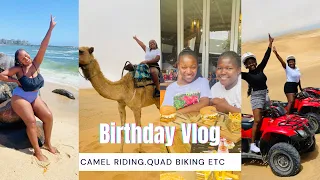 BIRTHDAY Vlog: Camel riding || Quad biking & More|| 📍SWAKOPMUND||Namibian YouTuber