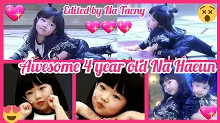 KPOP 4 year old Na Haeun impresses the audience by dancing really well and is so adorable 😍❤👌