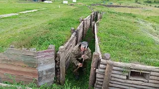 Тактика стрельба из окопа