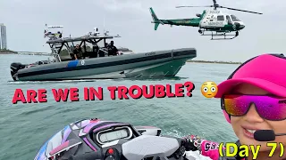 STOPPED by Helicopter Border Patrol and Police Bimini, Bahamas -to- Miami Jet Ski Sea-Doo (Day7)