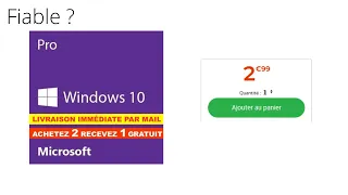 Licence Windows 10 Pour 1 € ? Testons cela.