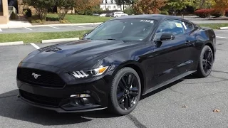 2015 Ford Mustang EcoBoost Start Up, Tour, and In Depth Review