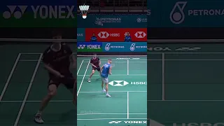 Good Reaction by Anders Antonsen 🏸 #badminton #bwfworldtour #malaysiaopen2024