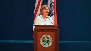 Secretary Clinton Speaks at University of Delhi (2 of 4)
