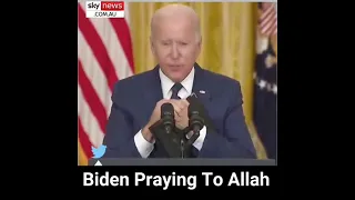 Biden Converts Praying To Allah # Paul Chowdhry # Taliban