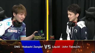 Topanga Championship - Itabashi Zangief (Abigail) vs John Takeuchi (Rashid)- Street Fighter 5 CE