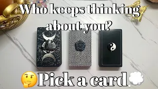 Who Has You On Their Mind?🤔💭and WHY!?🔥Pick a card love tarot reading✨