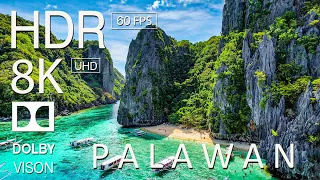 PALAWAN - 8k SCENIC RELAXATION FILM WITH INSPIRING CINEMATIC MUSIC - ULTRA HD 8K VIDEOS (60FPS)