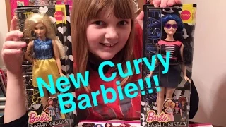 NEW Barbie Fashionistas CURVY Dolls - Unboxing & Review #TheDollEvolves