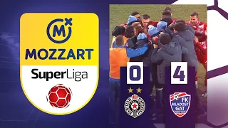 Mozzart Bet Super liga 2022/23 - 21.kolo: PARTIZAN – MLADOST GAT 0:4 (0:2)