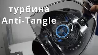 обзор пылесоса самсунг с турбиной Anti-Tangle (Samsung SC18M3120VB)