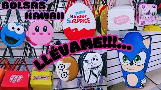 🤯BUENO, BONITO Y BARATO EN EL CENTRO CDMX🙀IZAZAGA 38 BOLSAS Y MONEDEROS KAWAII| MAZAPÁN, CONCHA...