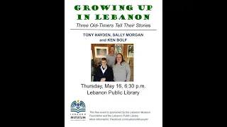 Growing up in Lebanon Oregon - 3 long time residents discuss life over the years in Lebanon 5/16/19