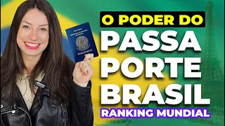 PASSAPORTE BRASILEIRO ENTRE OS MELHORES DO MUNDO? RANKING PASSAPORTES PODEROSOS 2023