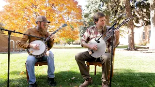 Bach Two-Part Invention No. 1, played on Cello Banjo and 5-String Banjo