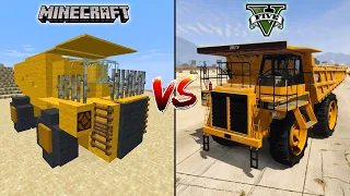 MINECRAFT DUMP TRUCK VS GTA 5 DUMP TRUCK - WHICH IS BEST?