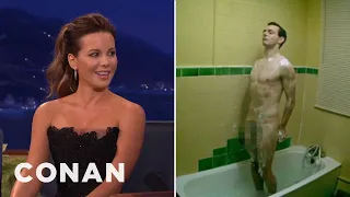 Kate Beckinsale Texts Her Daughter Naked Pics Of Michael Sheen | CONAN on TBS