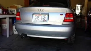 Audi B5 S4 exhaust. APR tuned