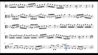 Czardas Partitura de Viola